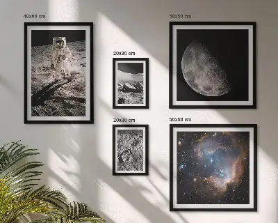 Cosmic discoveries and secrets wall art set of 5 pieces