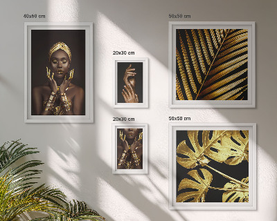 Gallery wall Glamour style portraits of women in nature
