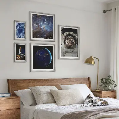 Astronauts' Space Discoveries framed photo set