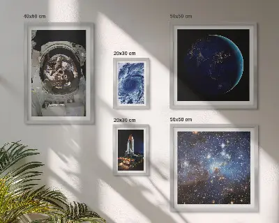 Astronauts' Space Discoveries framed photo set