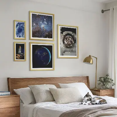 Astronauts' Space Discoveries framed photo set