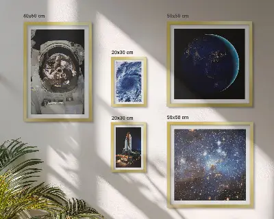 Astronauts' Space Discoveries framed photo set