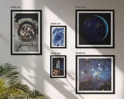 Astronauts' Space Discoveries framed photo set