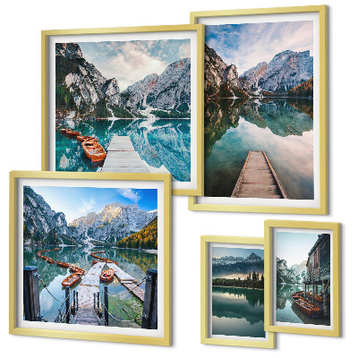 Gallery wall Mountain lakes and nature