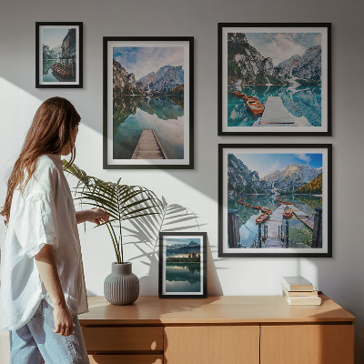 Gallery wall Mountain lakes and nature