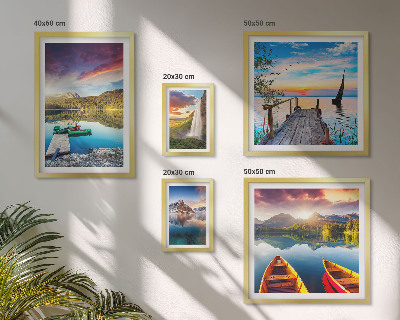 Gallery wall Landscapes waterfalls lakes
