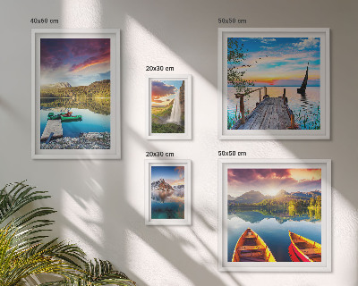 Gallery wall Landscapes waterfalls lakes