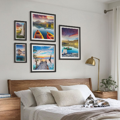 Gallery wall Landscapes waterfalls lakes