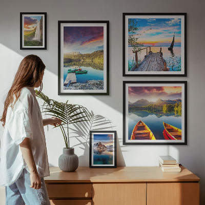 Gallery wall Landscapes waterfalls lakes