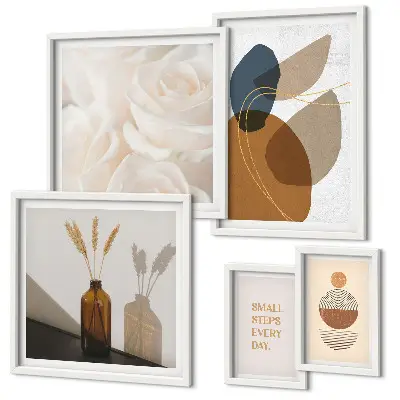 Boho plant gallery wall decorations boho plant gallery wall set