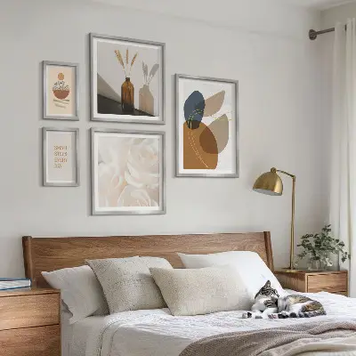 Boho plant gallery wall decorations boho plant gallery wall set