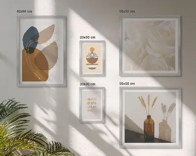 Boho plant gallery wall decorations boho plant gallery wall set