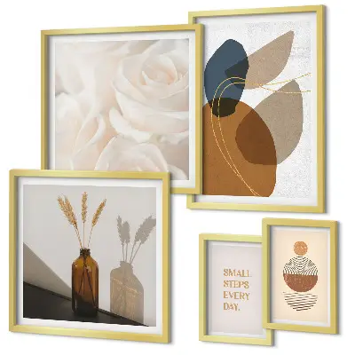 Boho plant gallery wall decorations boho plant gallery wall set