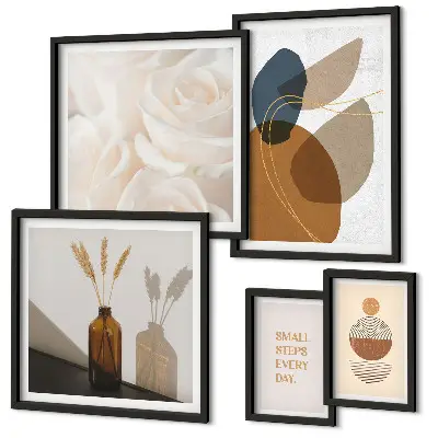 Boho plant gallery wall decorations boho plant gallery wall set