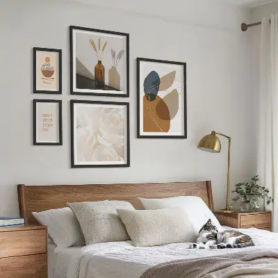 Boho plant gallery wall decorations boho plant gallery wall set