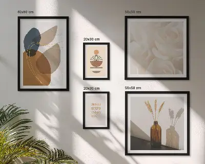 Boho plant gallery wall decorations boho plant gallery wall set