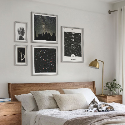 Framed photo set Cosmic inspirations of the galaxy