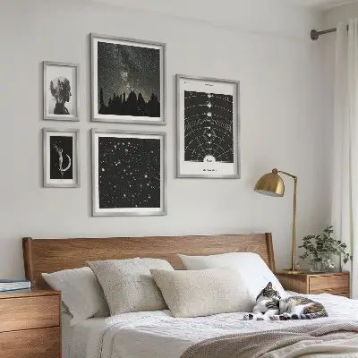 Cosmic Inspirations of the Galaxy framed photo set
