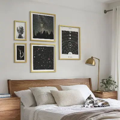Cosmic Inspirations of the Galaxy framed photo set