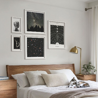 Framed photo set Cosmic inspirations of the galaxy
