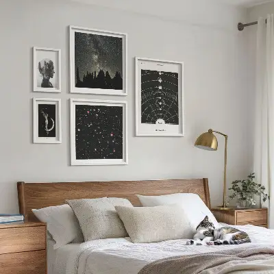 Cosmic Inspirations of the Galaxy framed photo set