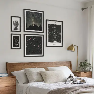 Cosmic Inspirations of the Galaxy framed photo set