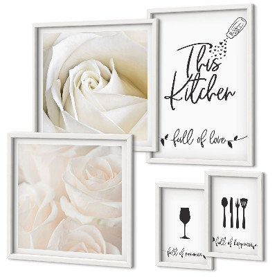 Gallery wall Stylish plant kitchen decoration