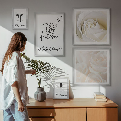 Gallery wall Stylish plant kitchen decoration