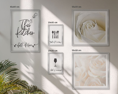 Gallery wall Stylish plant kitchen decoration