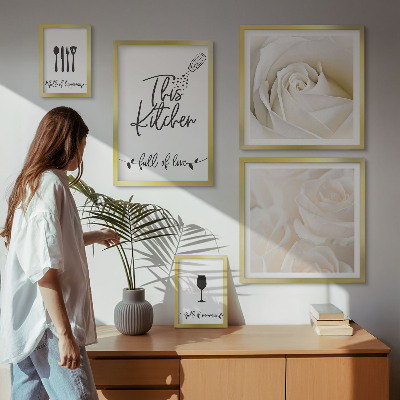 Gallery wall Stylish plant kitchen decoration