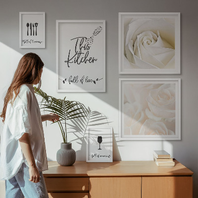Gallery wall Stylish plant kitchen decoration
