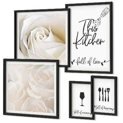 Gallery wall Stylish plant kitchen decoration