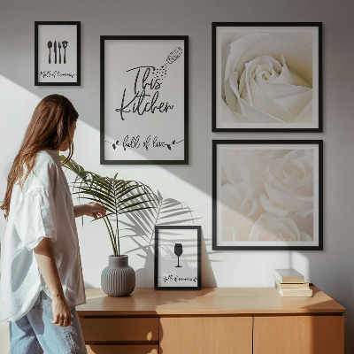 Gallery wall Stylish plant kitchen decoration