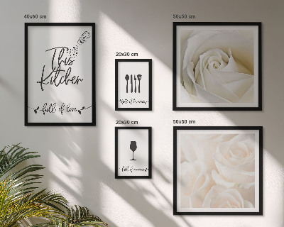 Gallery wall Stylish plant kitchen decoration