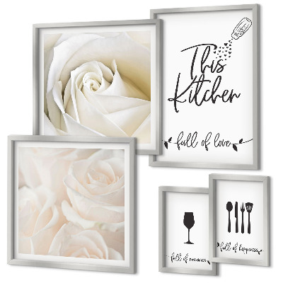 Gallery wall Stylish plant kitchen decoration