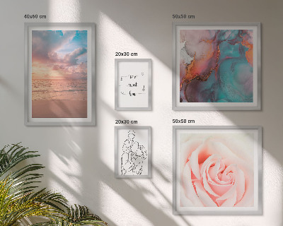 Framed photo set Romantic seascapes