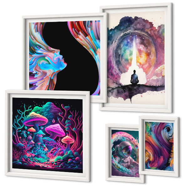 Gallery wall Cosmic inspirations surrealism