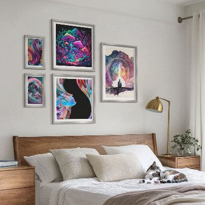Gallery wall Cosmic inspirations surrealism