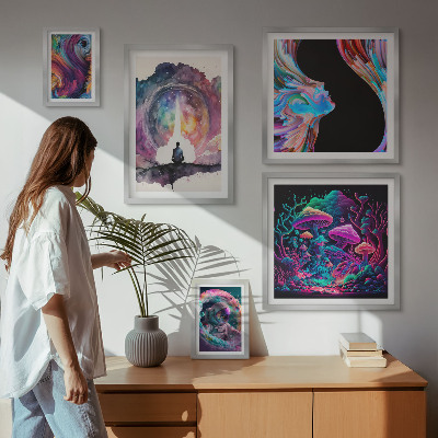 Gallery wall Cosmic inspirations surrealism
