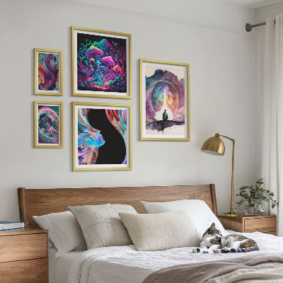 Gallery wall Cosmic inspirations surrealism