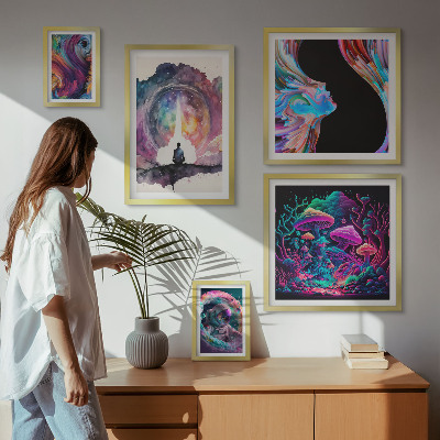 Gallery wall Cosmic inspirations surrealism