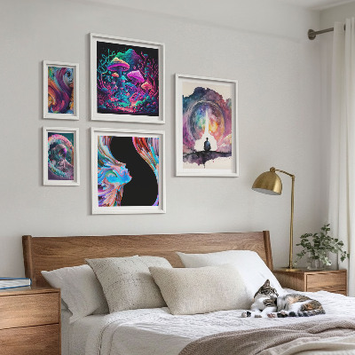 Gallery wall Cosmic inspirations surrealism