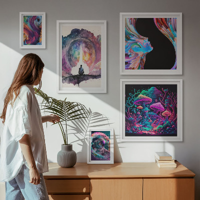 Gallery wall Cosmic inspirations surrealism