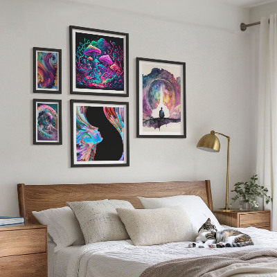 Gallery wall Cosmic inspirations surrealism
