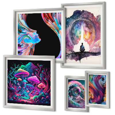 Gallery wall Cosmic inspirations surrealism