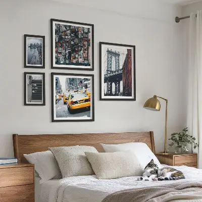 Charming New York wall art set set of 5 pieces