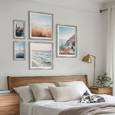 Set of 5 wall art pieces Charming seaside views