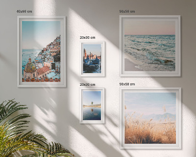 Set of 5 wall art pieces Charming seaside views