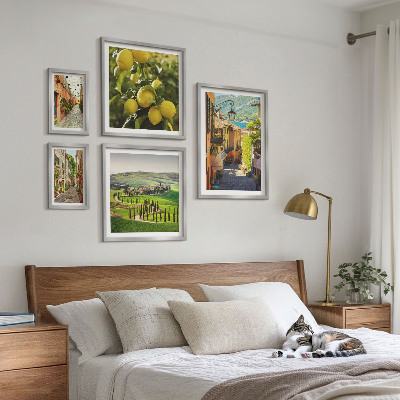 Gallery wall Charming streets of Italy landscapes