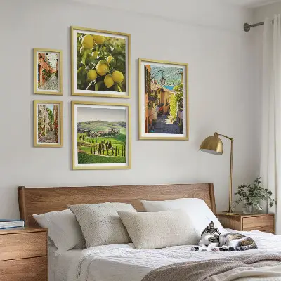 Charming streets of Italy landscapes gallery wall art set